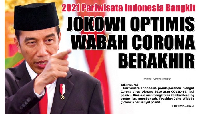 JOKOWI OPTIMIS WABAH CORONA BERAKHIR